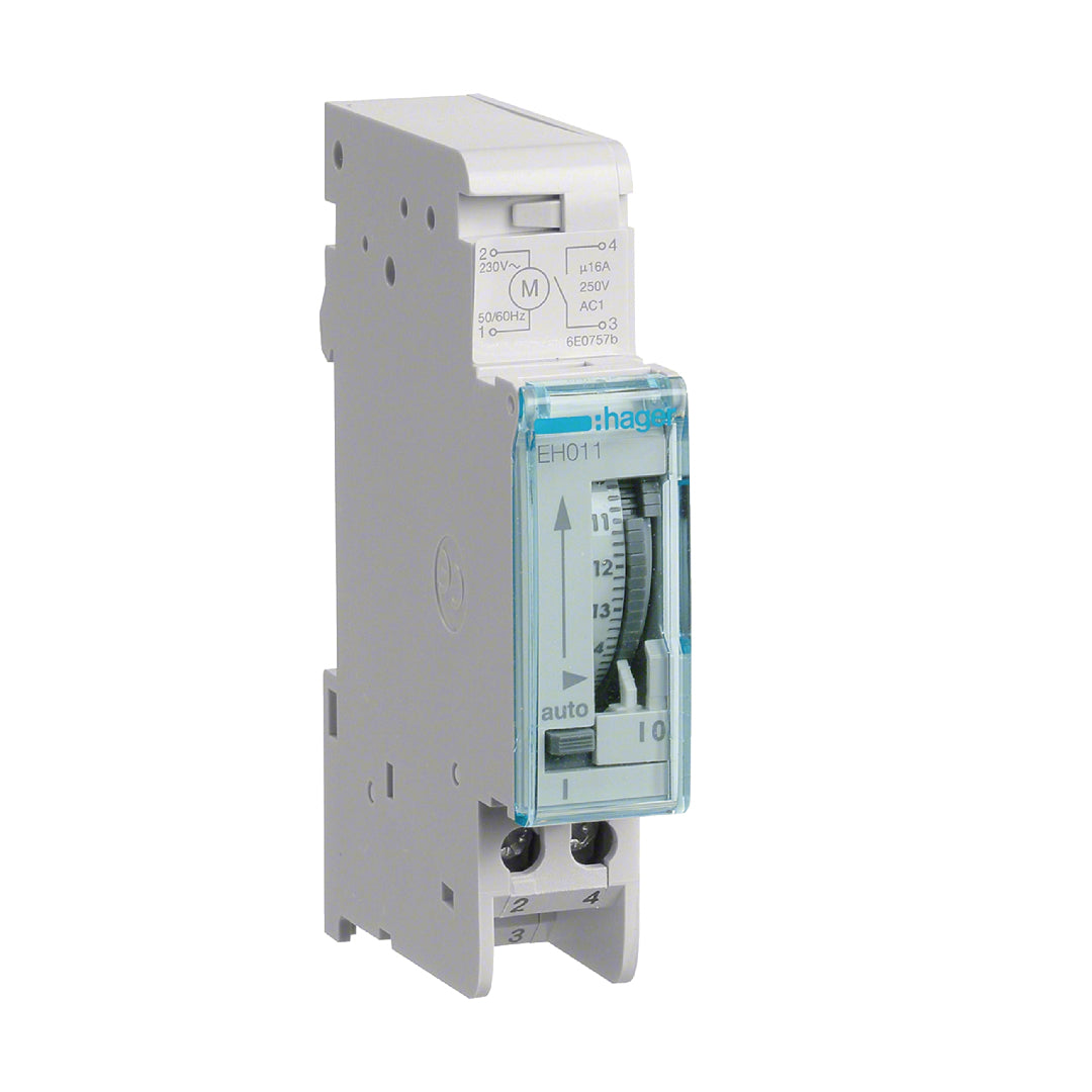 INTERRUPTEUR HORAIRE ELECTROMECANIQUE 24H 230V - 16A