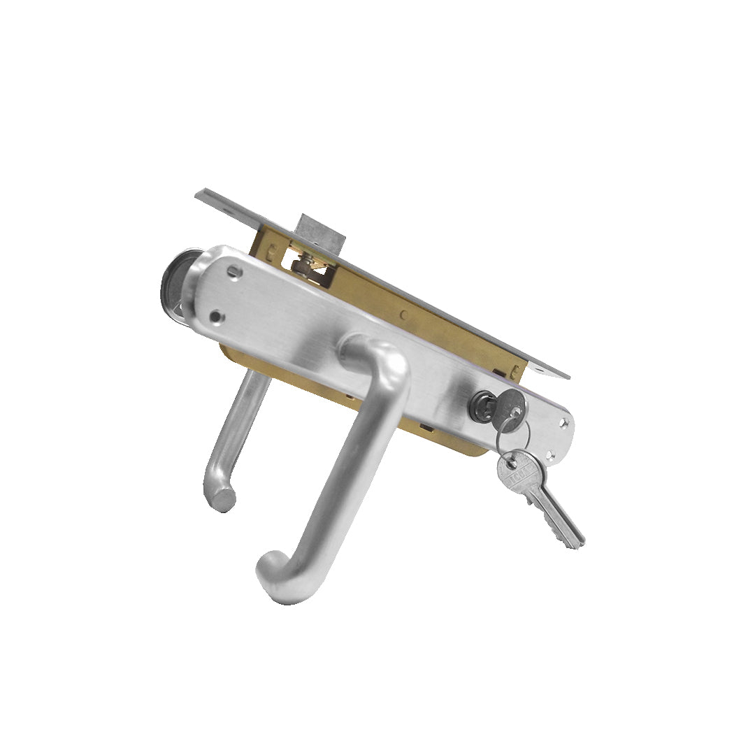 ICSA SET LOCK 115/208 OCS SATIN CHROME