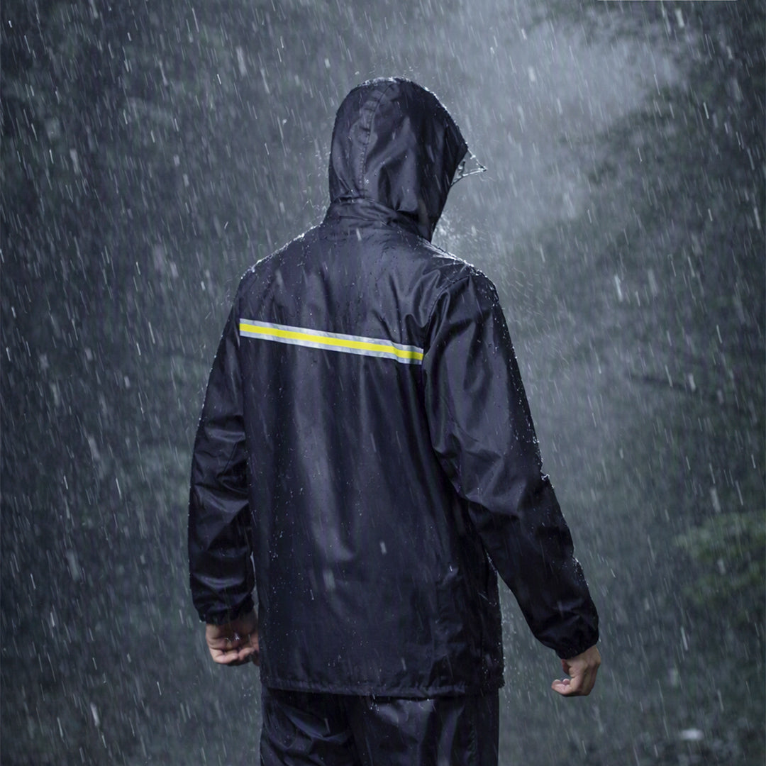 COSTUME DE PLUIE BLEU FONCE