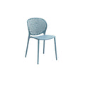 CHAISE EN PLASTIQUE GRISE MODEL.02