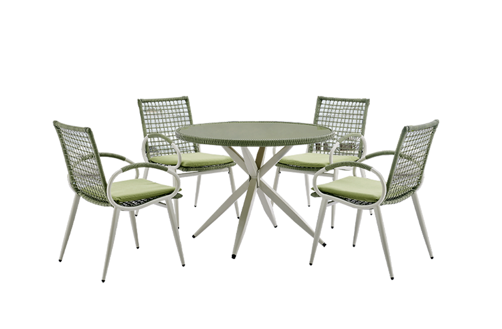 4 CHAISES & TABLE MLM-211056