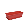 POT DE FLEUR RECTANGULAIRE AVEC SOUCOUPE RB-PJ4020S