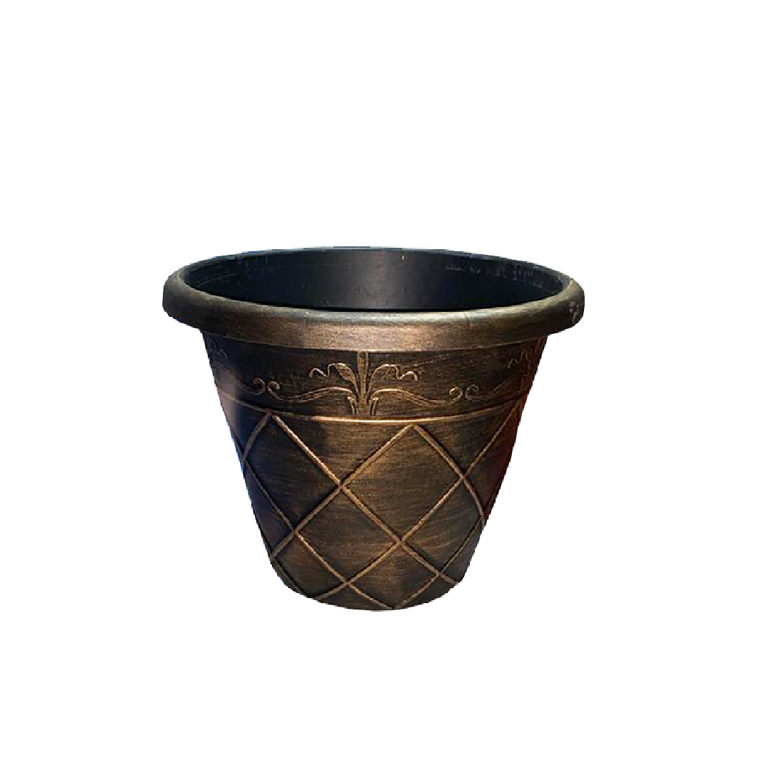 POT DE FLEUR BRUN RB-JPB148C-13