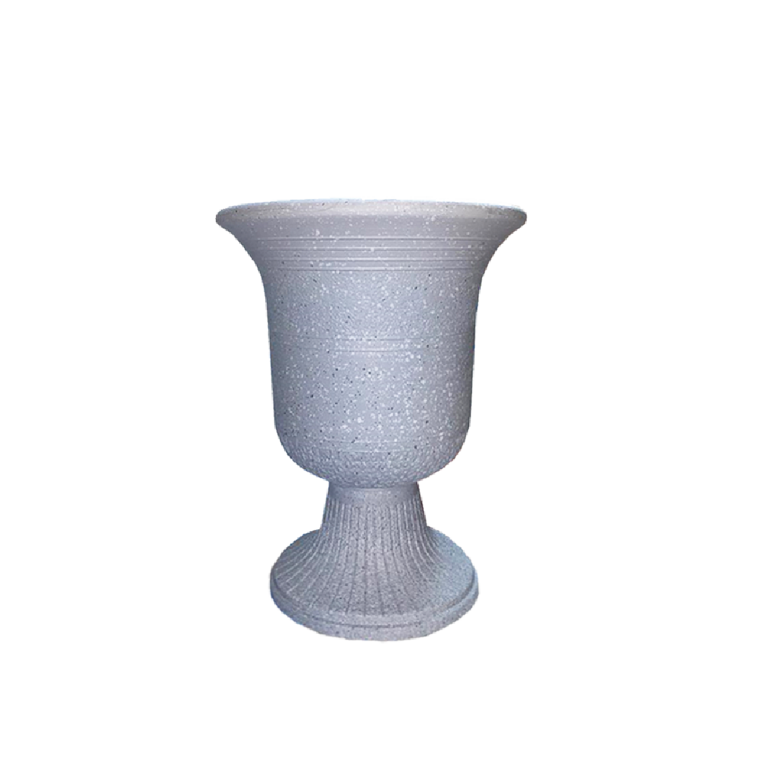 POT DE FLEUR COUPE GRIS RB-JB2001