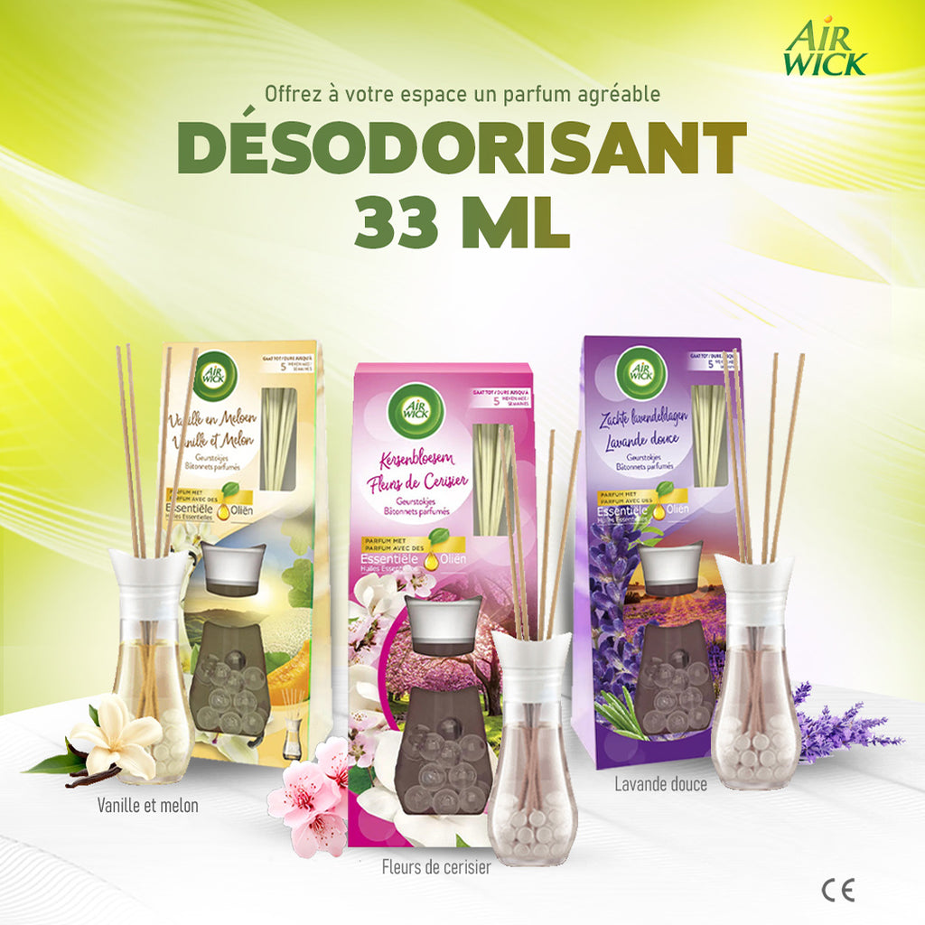 AIR WICK BATON PARFUM MEL/LAV/FLEUR 33ML