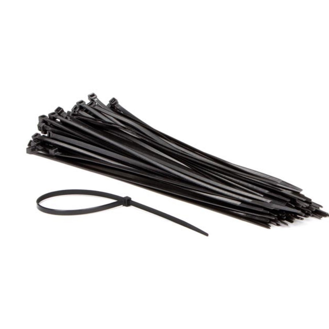 JEU DE SERRE-CABLES NOIR 4.80X300MM