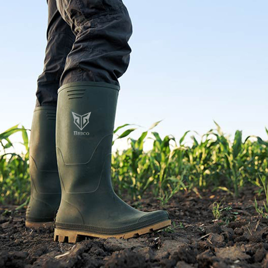 BOTTE DE PLUIE VERT/JAUNE