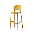 PLASTIC BAR CHAIR JAUNE
