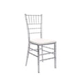 CHAISE TIFFANY TRANSPARENTE + COUSSIN BLANC