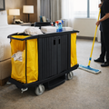 CHARIOT DE NETTOYAGE POUR CHAMBRE D'HOTEL 75L
