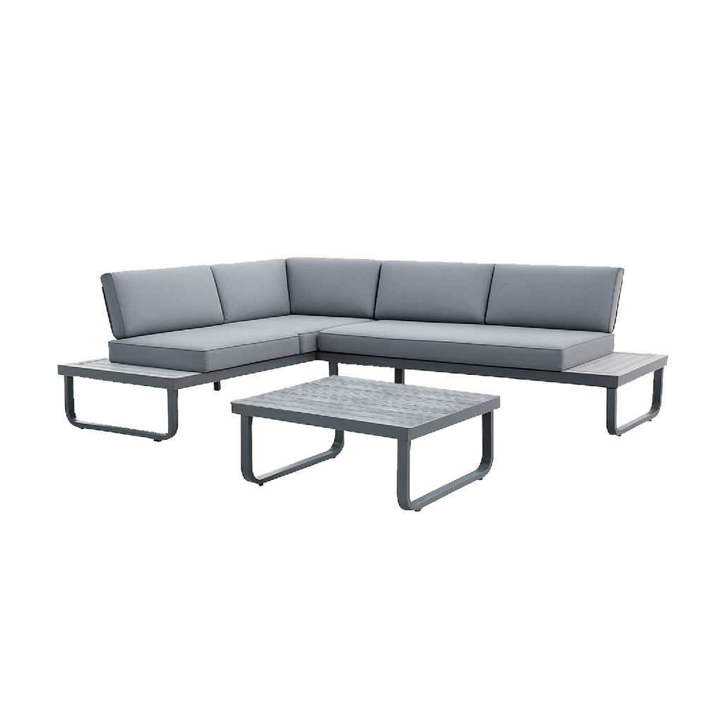 3 FAUTEUILS & TABLE MLM-211057