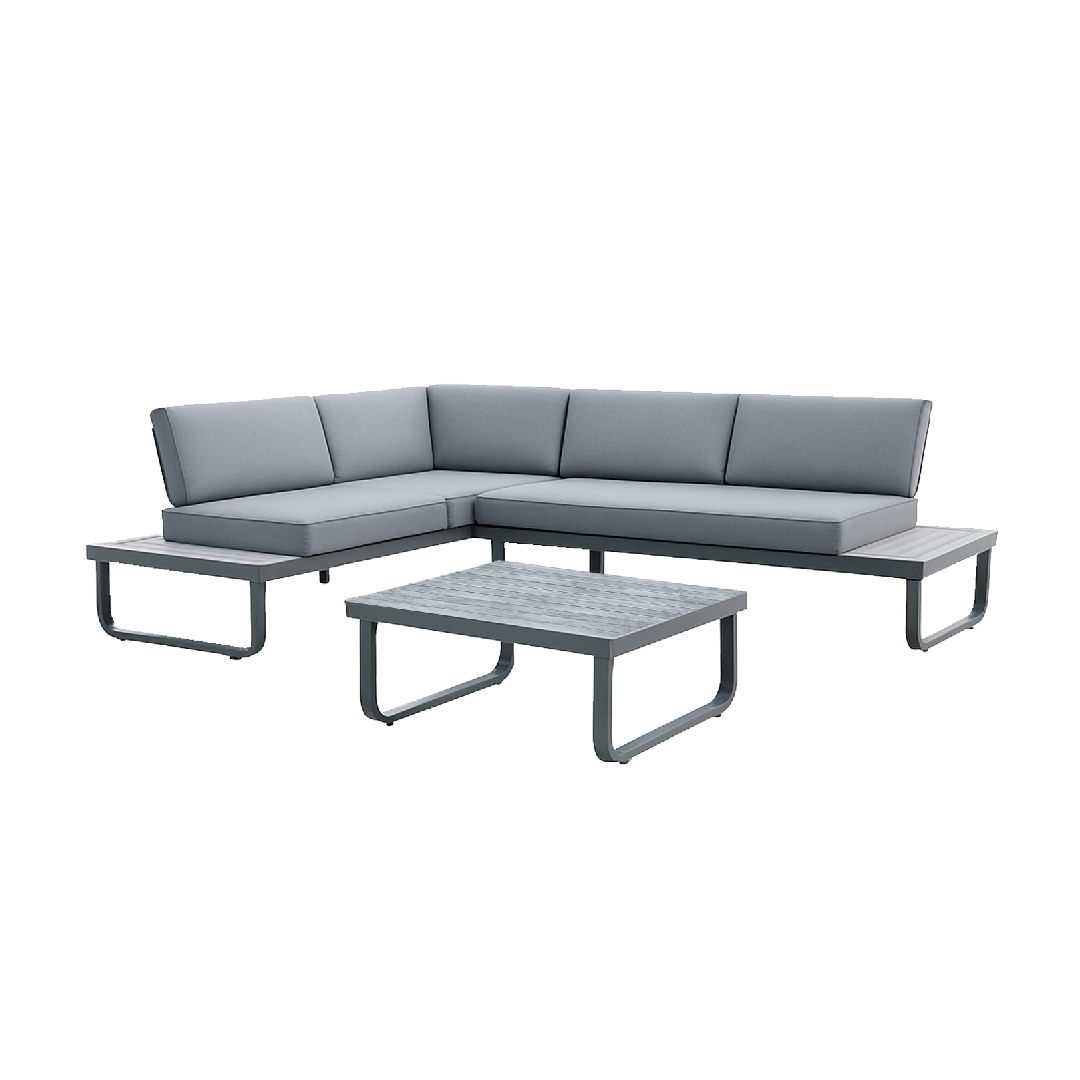 3 FAUTEUILS & TABLE MLM-211057