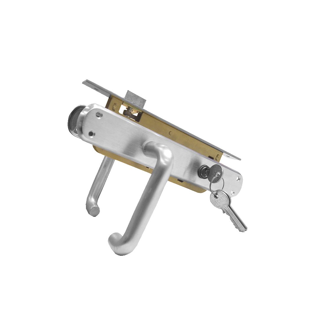 ICSA SET LOCK 102/208 SATIN CHROME