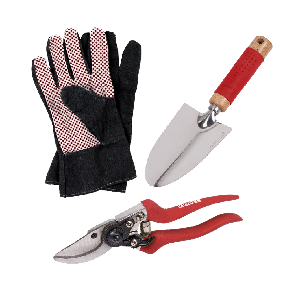 SET D'OUTILLAGE JARDIN 3PCS