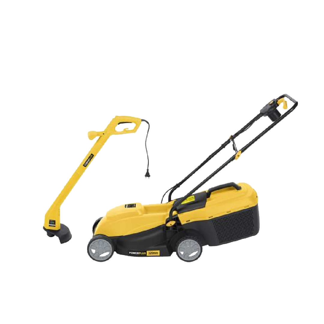 TONDEUSE A GAZON ELECTRIQUE 1300W + COUPE-BORDURE 250W