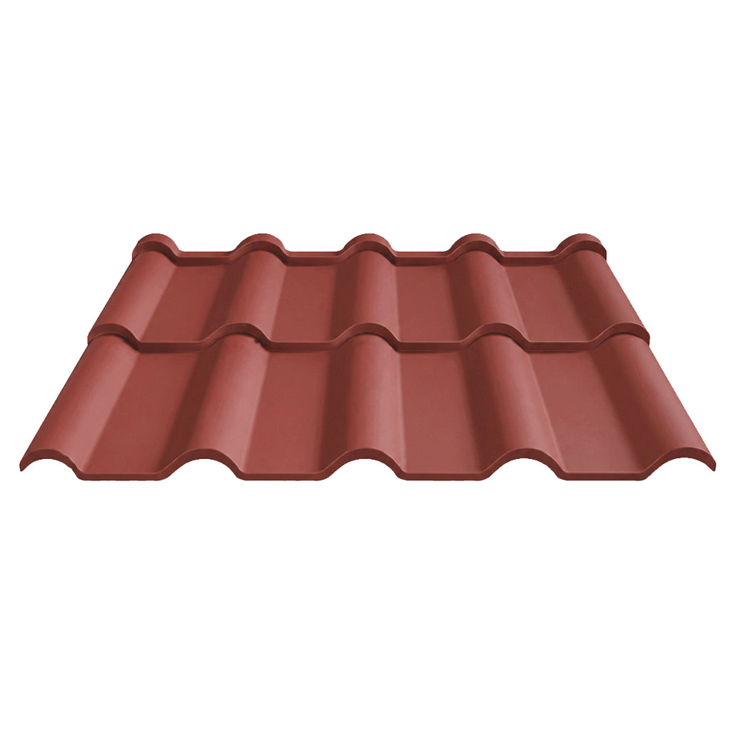 TUILE METALLIQUE RAL3009M MIRA 1195X760X0.50MM