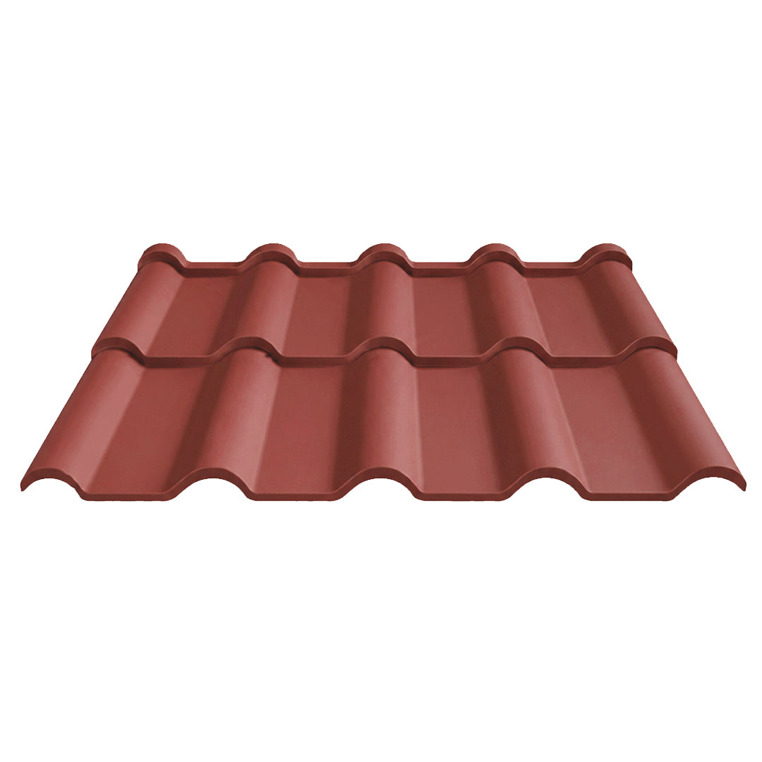 TUILE METALLIQUE RAL3009M MIRA 1195X760X0.50MM