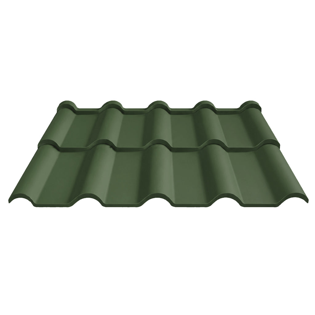 TUILE METALLIQUE RAL6020M MIRA 1195X760X0.50MM