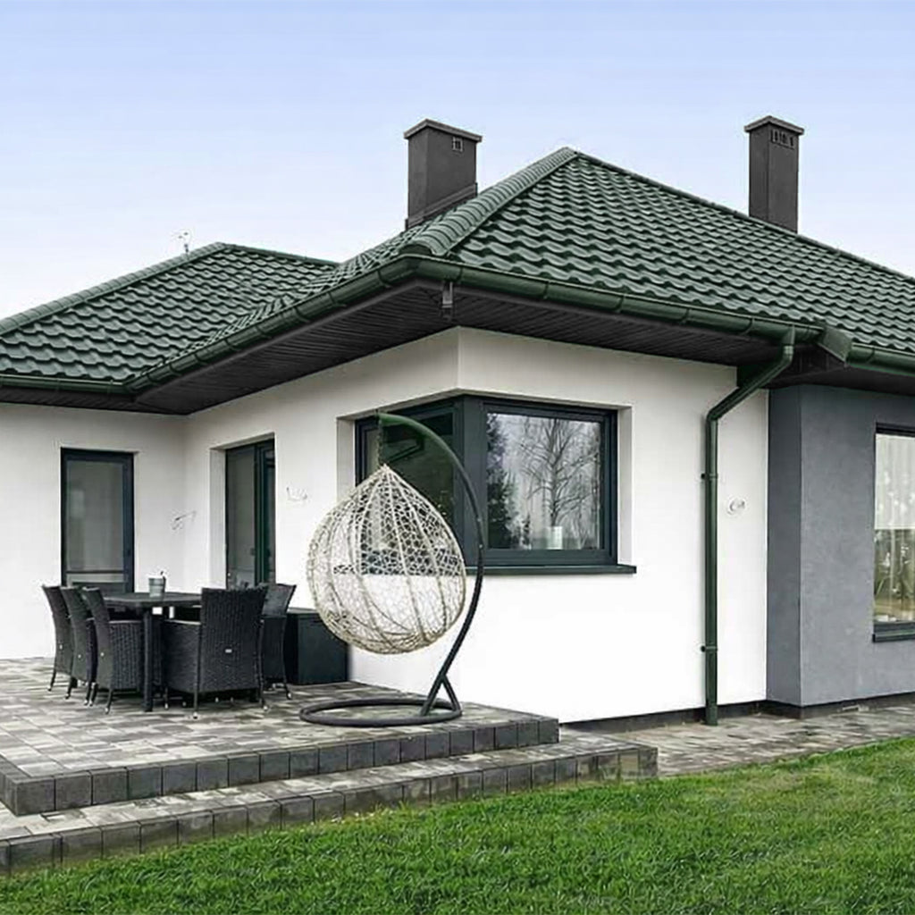 TUILE METALLIQUE RAL6020M MIRA 1195X760X0.50MM