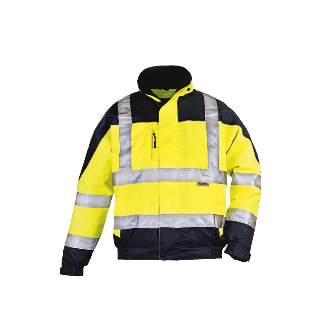 AIRPORT BLOUSON HIVIZ JAUNE/MARINE