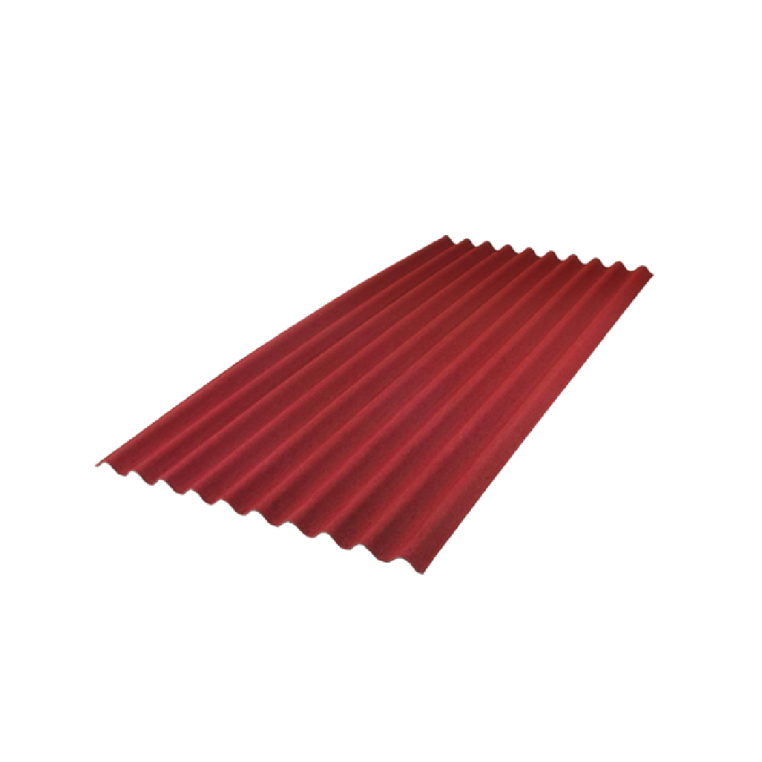 PLAQUE ONDULEE BITUMEUSE ROUGE