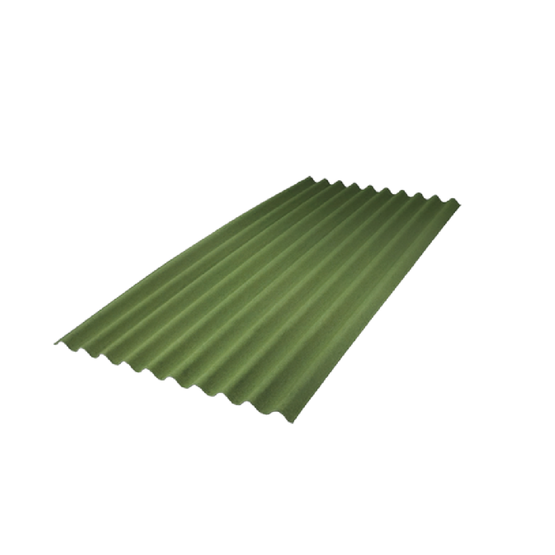 PLAQUE ONDULEE BITUMEUSE VERT