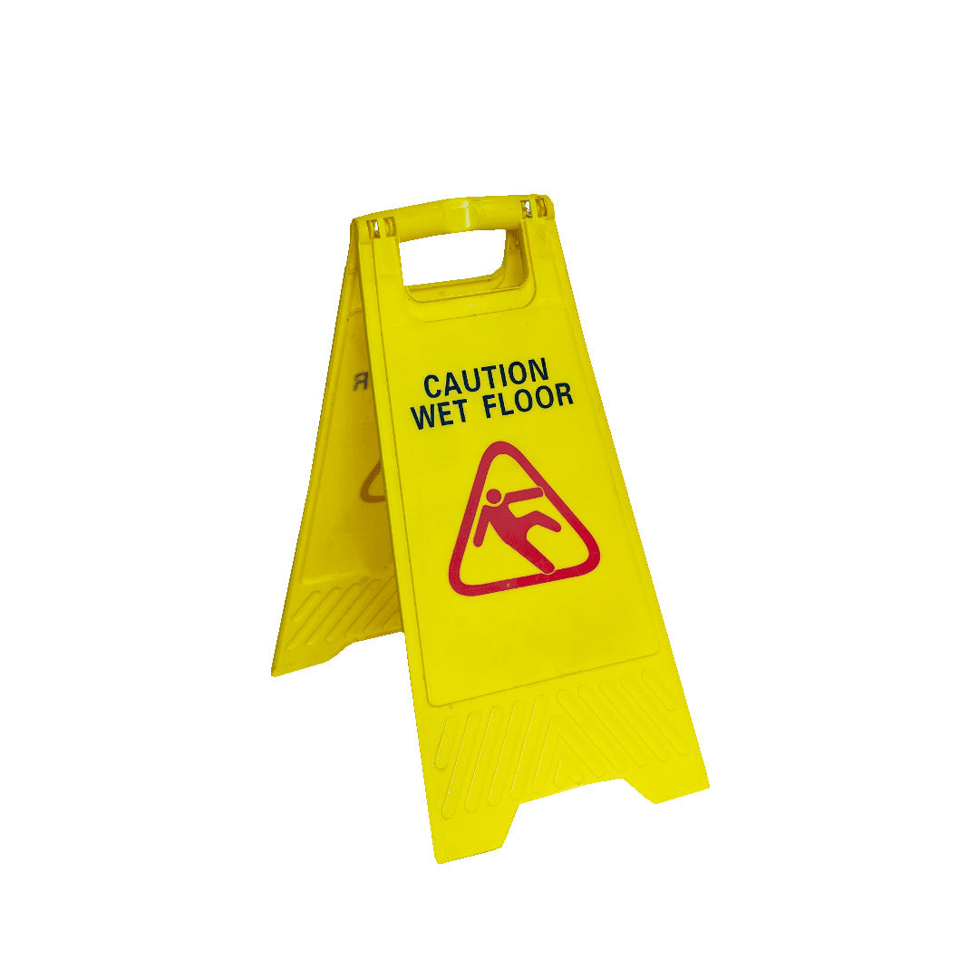 PANNEAU D'AVERTISSEMENT CAUTION WET FLOOR