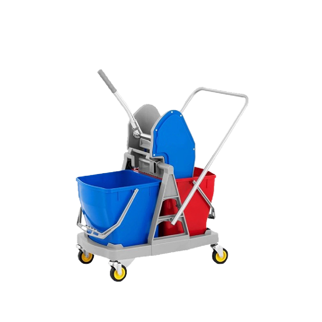 CHARIOT DE NETTOYAGE AVEC 2 SEAUX 36L