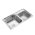 EVIER DE CUISINE DOUBLE 780X420 MM