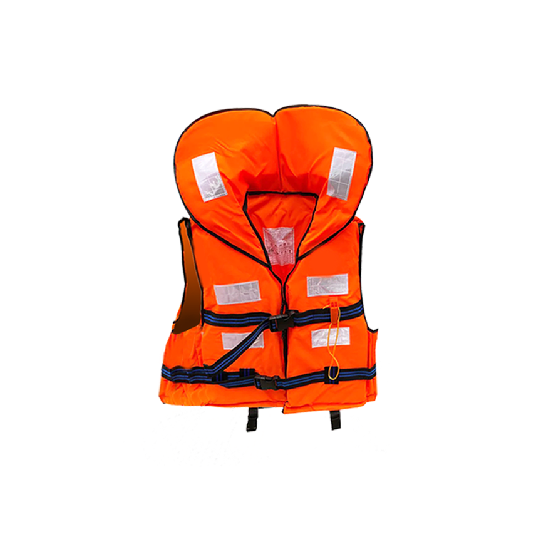 GILET DE SAUVETAGE ORANGE + SIFFLET