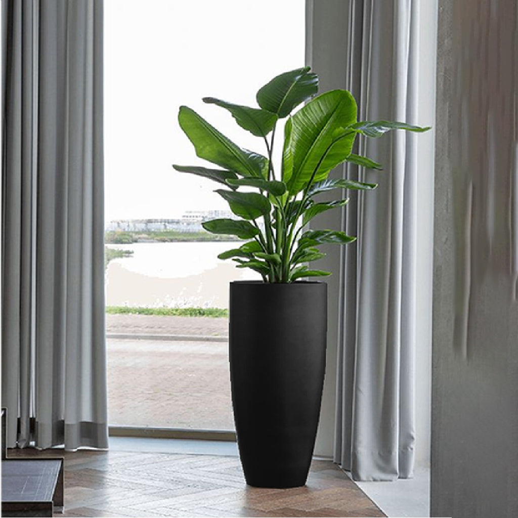 POT DE FLEUR NOIR RB-VRX04-40