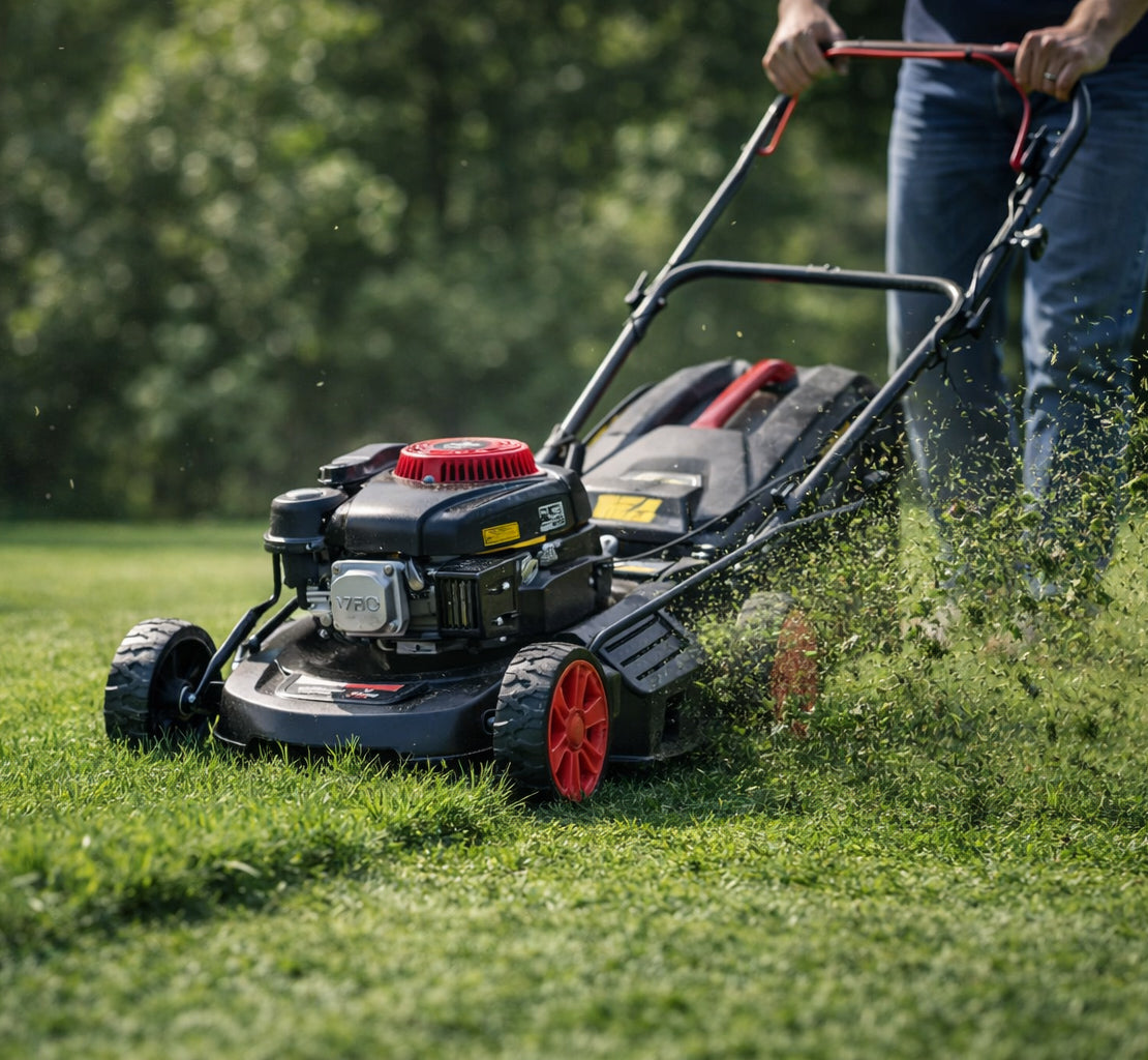 TONDEUSE A GAZON AUTOTRACTEE ESSENCE 150 CC