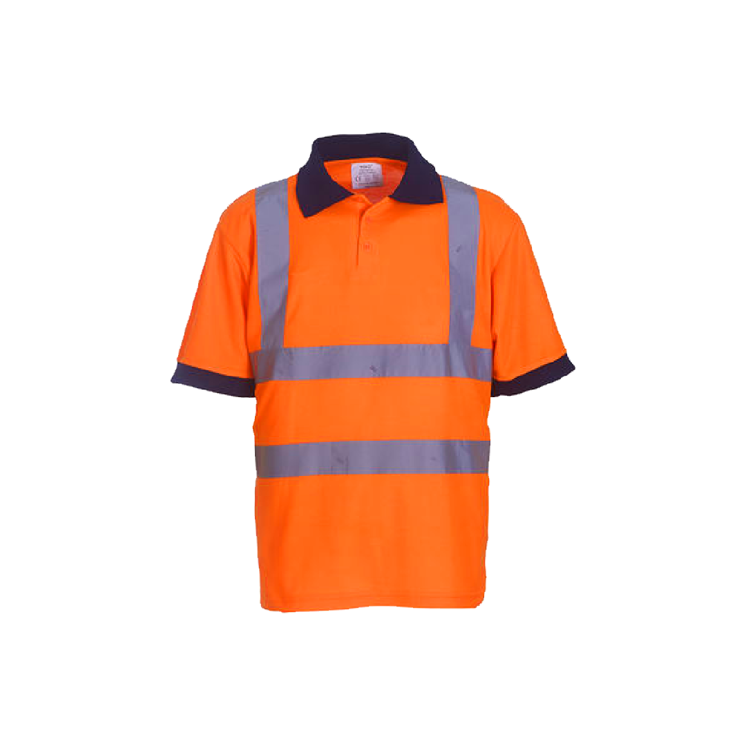 POLO FLUORESCENT ORANGE + REFLECTEUR