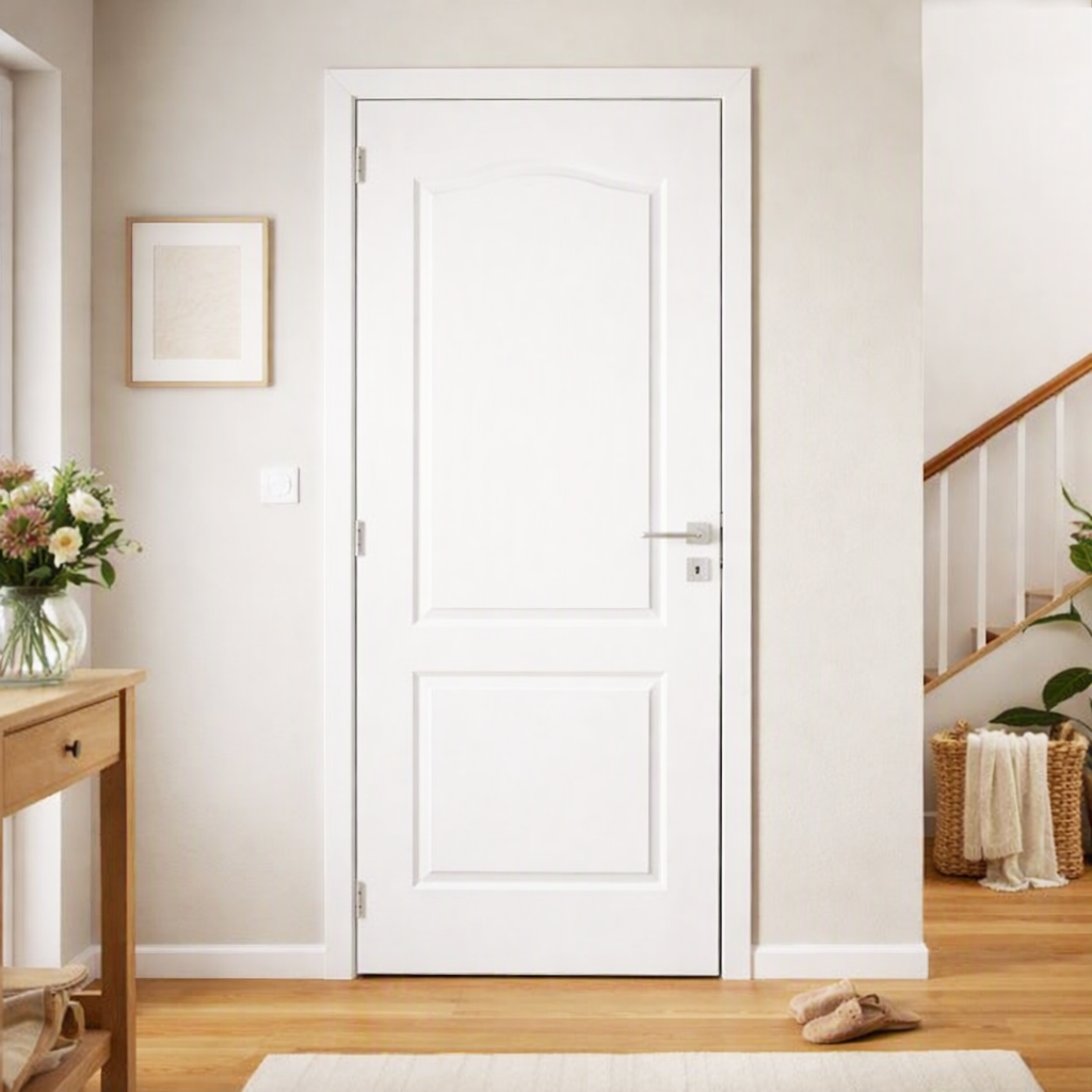 BLOC-PORTE COMPLET ROMANTIQUE A PEINDRE REVERSIBLE 73 CM