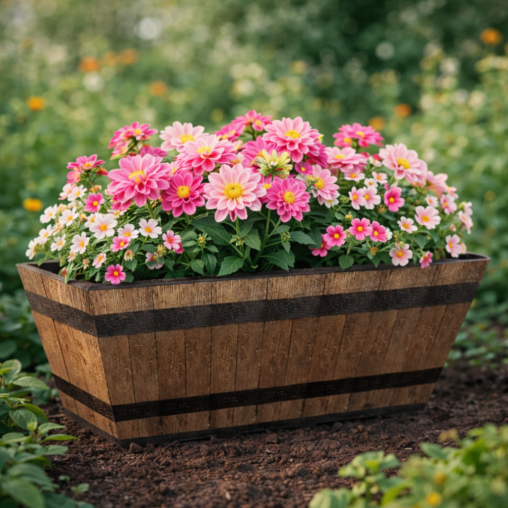 POT DE FLEUR RECTANGULAIRE RB-PJ4020S