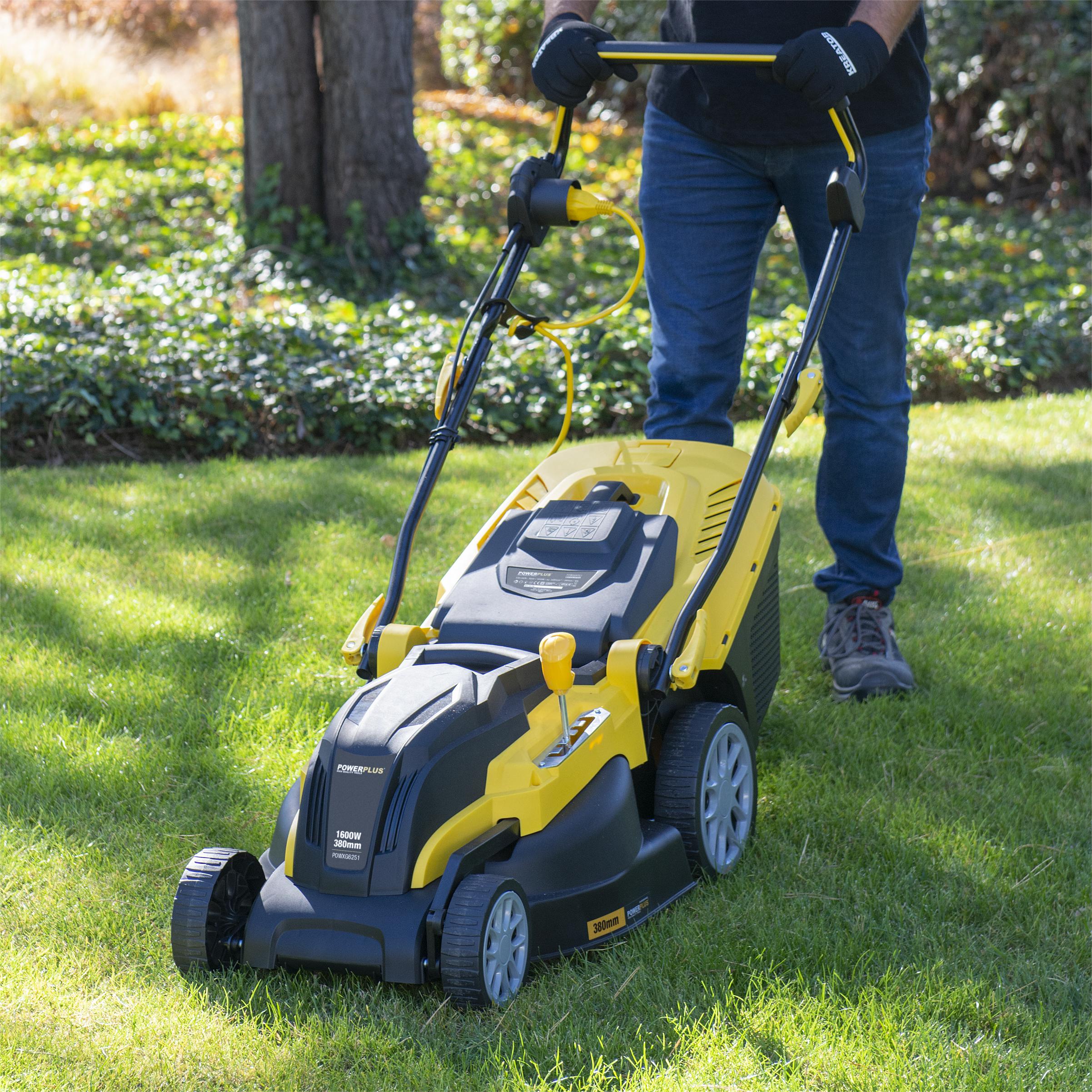 TONDEUSE A GAZON ELECTRIQUE 1600W - 380MM