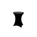 COUVERTURE TABLE COCKTAIL NOIR