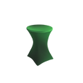COUVERTURE TABLE COCKTAIL VERT CITRON