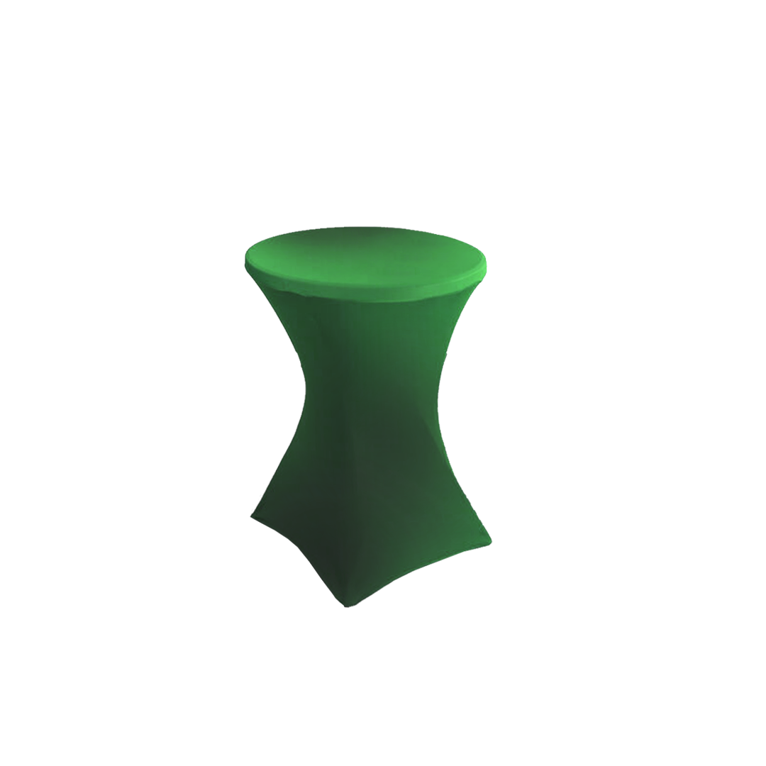 COUVERTURE TABLE COCKTAIL VERT CITRON