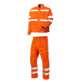 PANTALON + VESTE ORANGE